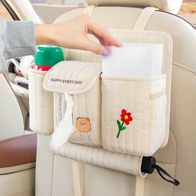 4 in 1 Car Back Seat Organizer Bag