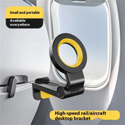 Portable Travel Folding Phone Stand – Adjustable Magnetic Cell Phone Holder for Airplane, Train, Desktop – Compact, Pocket-Sized, Hands-Free Mount for iPhone, Samsung