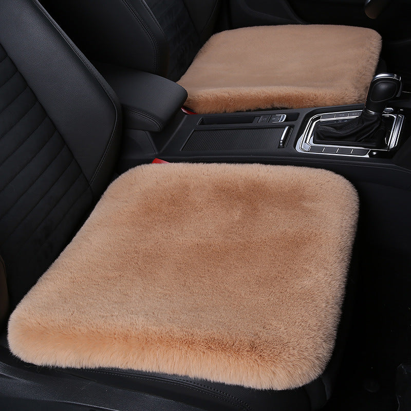 3pcs Soft Fluffy Car Seat Cover Set 4CM Thickness