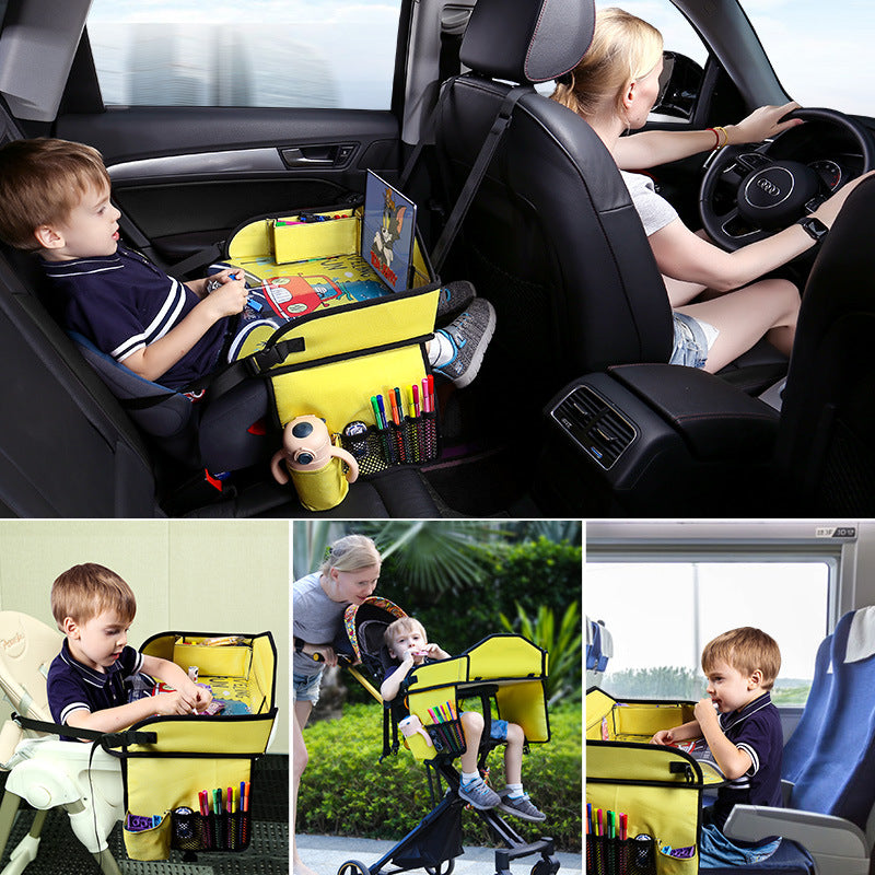 Cartoon Car Tray Organizer For Kids